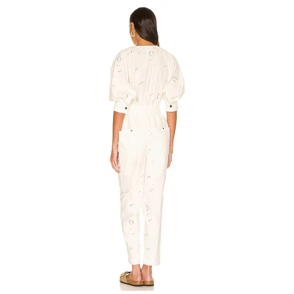NEW Free People Loving You Cotton Jumpsuit Size Medium - Picture 4 of 13
